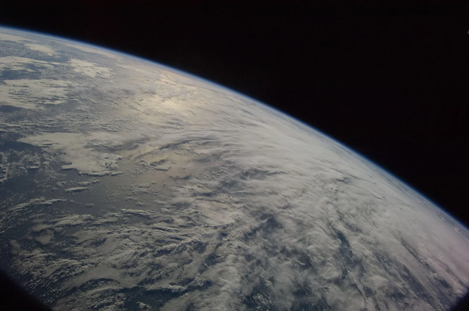 Vista do Oceano Índico a partir da órbita da Terra